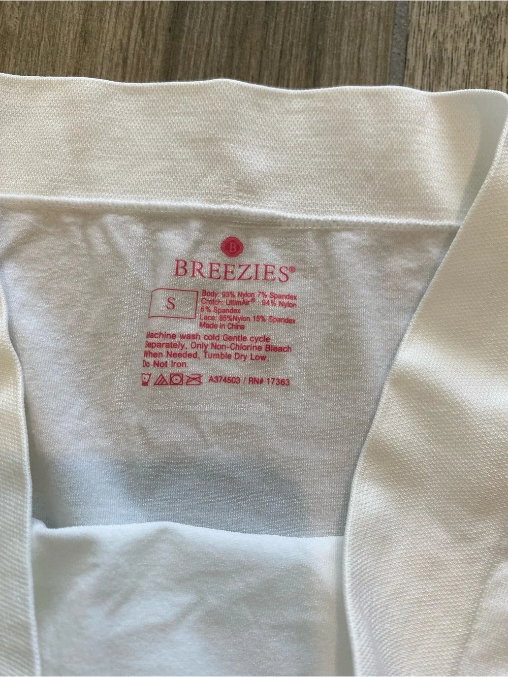 Breezies Lace-Trim Bike Shorts Trio - Black, White & Light Pink